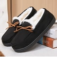thumbnail image 2 of Women Moccasin Slippers Memory Foam Indoor & Outdoor House Slippers Cozy Bedroom Shoes, 2 of 9