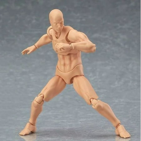 17cm Male PVC Action Figure Doll Movable Figure Body Model Toys Figures Bodies Collections