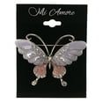 thumbnail image 2 of Mi Amore Butterfly Brooch-Pin Multicolor/Silver-Tone, 2 of 2