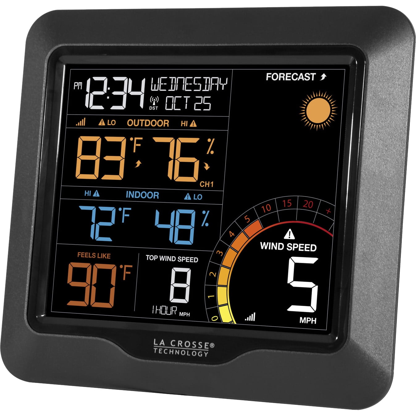 Lacrosse Color Wind Speed Weather Station