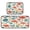 Cartoon Red Mushroom Pattern, variant on 2-Piece Kitchen Mat Set Non Slip Washable Floor Mats Decorative Rugs for Kitchen Sink Laundry Cartoon Red Mushroom Pattern