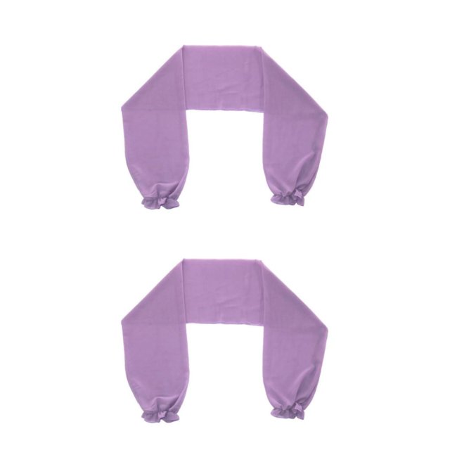 kurtrusly Boléro en Chiffon à Manches Longues Tendance pour Femmes Violet 2ensemble