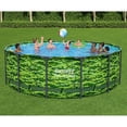 thumbnail image 4 of Bestway Steel Pro Max 14'x48" Camo Pool Set | Durable Construction, Easy Assembly, and All-Inclusive Accessories - above ground pool set with filter pump, ladder, and pool cover - No Tools Required!, 4 of 10