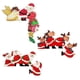 thumbnail image 1 of Marco de puerta decoración de madera divertido Navidad Santa renos adorno de Navidad vacaciones decoración de Año Nuevo, 1 of 10