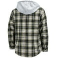 thumbnail image 3 of RongHuan Men's Big and Tall Flannel Hoodie Shirts Casual Button Down Plaid Shirt Jackets for Men Long Sleeve Hooded Coats with Pocket, 3 of 3