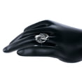 thumbnail image 4 of Vir Jewels 0.15 CTTW Sterling Silver Black Diamond Ring in Size 7 Female Adult, 4 of 6