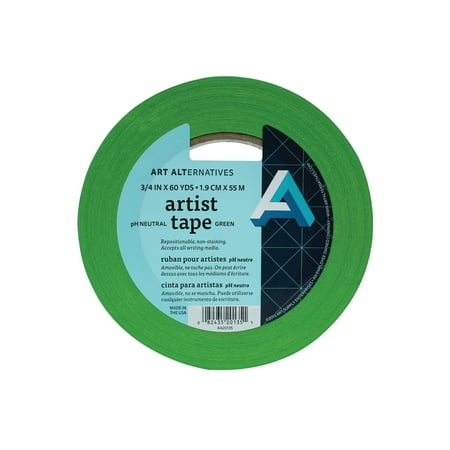 UPC: 0082435201351 | Art Alternatives Artist Tape  3/4  x 60 yds  Green