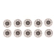 thumbnail image 2 of Domes 10Pcs Sound  Comfortable Small Open Ear Tips  Accessories Black, 2 of 8