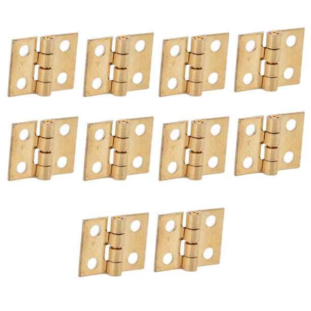Juego de bisagras para gabinete de casa de muñecas, minibisagra para bandeja de mayordomo, juego de bisagras para bandeja de mayordomo, accesorios para casa de muñecas, lo mejor en su clase