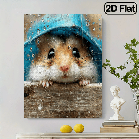 500pcs Adult Puzzle, Measuring 52X30 cm, Featuring Cute Mouse Design, Perfect for Creative Fun with Family And Friends. an Ideal Choice for Birthday Or Holiday Stress-Relief GiftAn Interactive B
