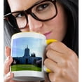 thumbnail image 2 of 3drose, Oregon State Capitol Building in Salem, Oregon, 11oz Two-tone Yellow Mug, 2 of 6