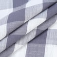 thumbnail image 1 of Volkmi 30CM Buffalo Check Rod Pocket Window Valance Home Decor Window Treatments (Gray), 1 of 8