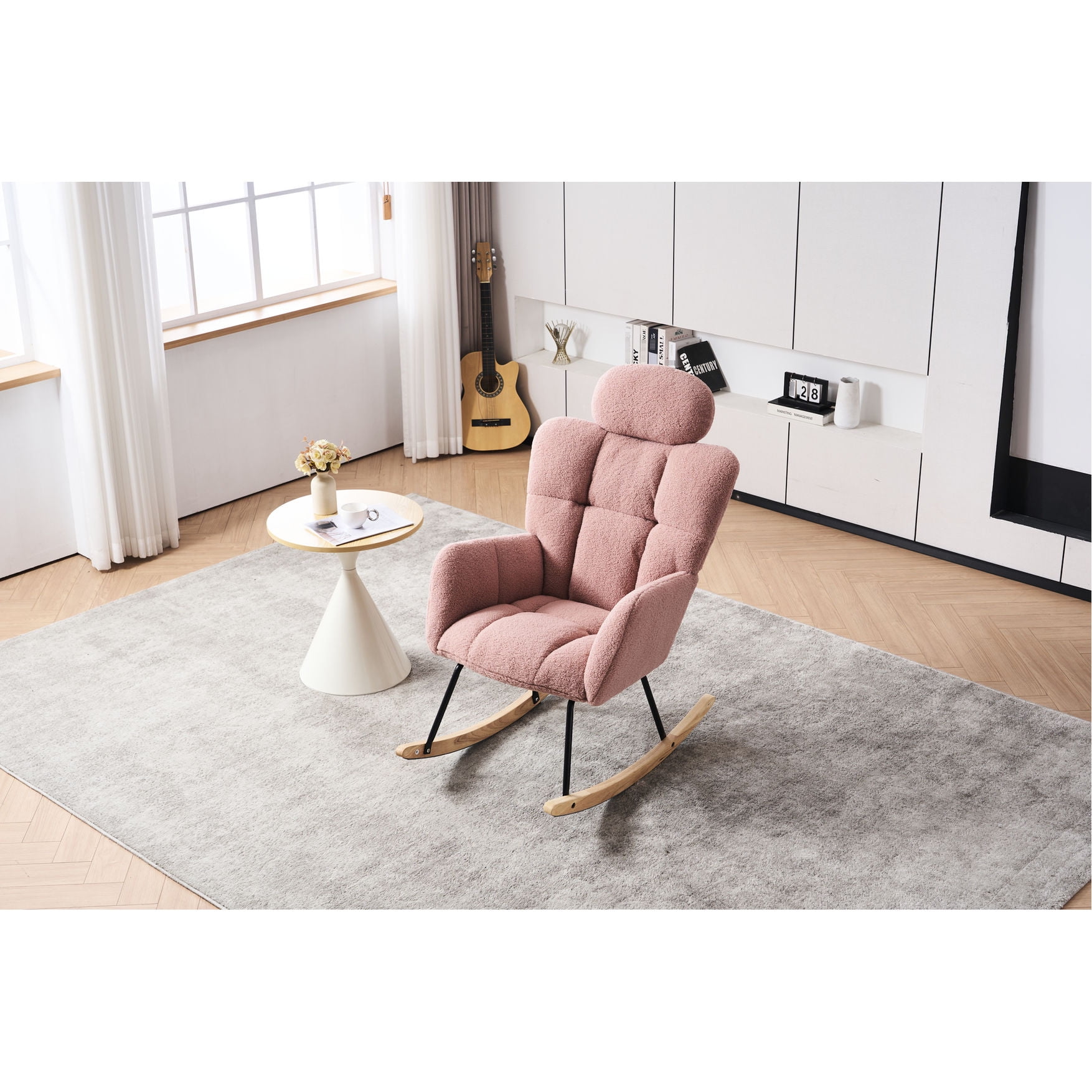 Pink Teddy - Tufted Back Style - Indoor Use - Comfortable Pillows