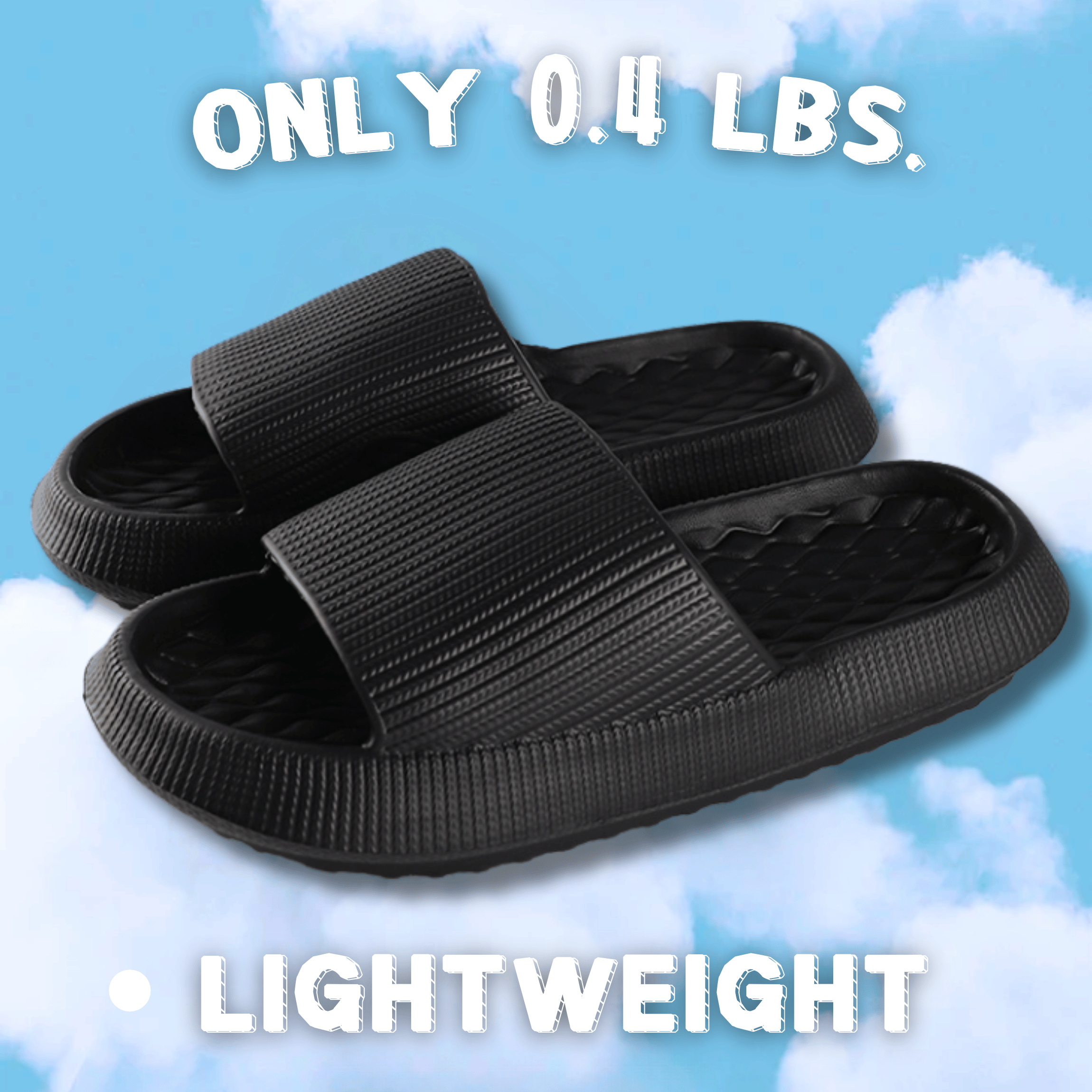 BERANMEY Eco-Friendly Cloud Slippers, Unisex photo 2