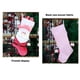 thumbnail image 5 of Medias navideñas de 20 pulgadas con diseño de Papá Noel, muñeco de nieve y reno, tejidas a mano, clásicas, personalizadas, para colgar en la chimenea, para el hogar o la granja., 5 of 6