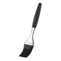Millvado Silicone Basting Brush: Heat Resistant Cooking Brush for Oil and Sauce - Flexible Food Brush - Dishwasher Safe Basting Brush for Cooking - Black Silicone Pastry Brush/BBQ Brushes for Sauce