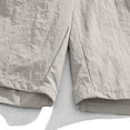 thumbnail image 4 of Diufon Men's Athletic Shorts Drawstring Waisted Outdoor Sport Shorts Spring Summer Hiking Shorts with Pockets, 4 of 6