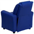 thumbnail image 4 of Bowery Hill Kids Faux Leather Recliner in Blue, 4 of 5