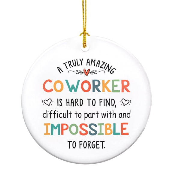 MOQIN Thank You Gifts, Appreciation Gifts, Womens Gifts for Christmas, Teacher Gifts, Small Gifts - Christmas Ornament Gifts for Coworker, Friend, Employee - Christmas Ornaments 2024