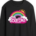 thumbnail image 3 of Barbie the Movie - Barbie Logo Rainbow -  Men's Long Sleeve T- Shirt, 3 of 5