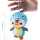 thumbnail image 3 of 3 Pieces Mini Cute Stuffed Penguin Keychains Set In 4.8 Inch Frog Bee Dinosaur Costume Dressed Plush Toys Keychain For Boys Girls (3pcs), 3 of 4