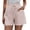 r-1098Pink281, variant on MEZZALL Womens Casual Summer Shorts Drawstring Elastic Waist Comfy Shorts With Pockets Breathable Solid Color Daily Bottoms