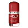 REVLON Ultra HD Snap Natural Rich Glossy Nail Polish, 100% Vegan Formula, No Base and Top Coat Needed, 014 Red and Real, 0.27 Fl Oz