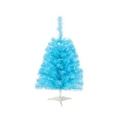 Christmas Tree Metal Bracket Hinged Snow White Solid Blue Lightweight Pink 60 Cm Festive Decoration Artificial Spruce