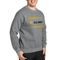 thumbnail image 4 of CafePress - Proud Army Cousin Black And Gold Sweatshirt - Crew Neck Sweatshirt, 4 of 5