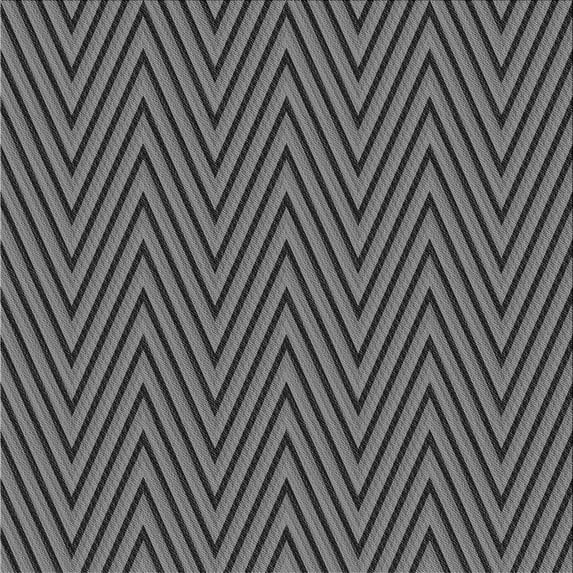 Ahgly Company Machine Washable Indoor Square Transitional Iridium Black Area Rugs, 7' Square