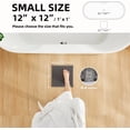 thumbnail image 2 of DEA Small Bathroom Rugs, Non Slip Washable Bath Rugs Super Absorbent Bathroom Rug Thin Quick Dry Low Pile Bath Mats, Dark Grey 12"x12", 2 of 18