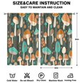thumbnail image 2 of Mushroom Curtains-Blackout Curtains Bedroom Decor Living Room Darkening Grommet Window Drapes 2 Panels Set 52"x 84", 2 of 2