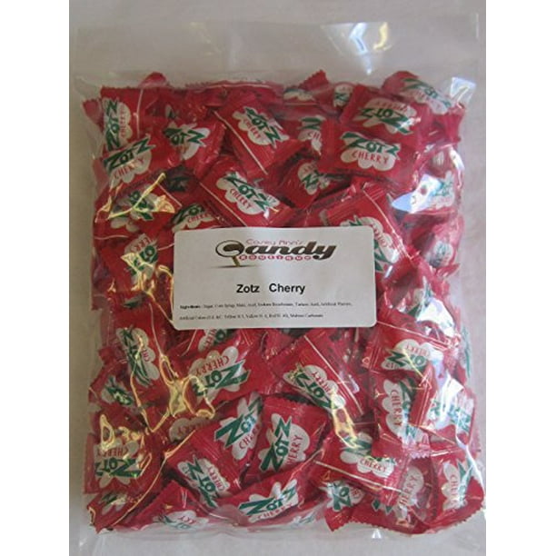 Zotz Fizzy Candy Cherry Flavored 2lb 170 Pieces