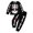 v-8Black1, variant on HAYIMI Girls Boys Halloween Pajama Sets Kids Long Sleeve O-Neck Tops With Matching Pants Cartoon Skeleton Print Cozy 2 Piece Sleepwear For Autumn Winter