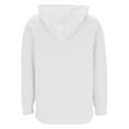thumbnail image 7 of Lenpel Women's Fashion Hoodies Casual Long Sleeve Solid Color Hooded Tunic Sweatshirts Loose Pullover Tops with Pocket(White,X-Large), 7 of 7