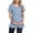 Light Blue, variant on Short Sleeve Maternity Clothes for Women Tie Front Maternity Tops Pregnancy Shirts