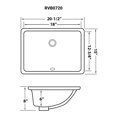 thumbnail image 2 of Ruvati 18 x 13 inch Undermount Bathroom Sink, 2 of 5