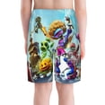 thumbnail image 3 of Plants Vs Zombies Boys Swim Trunks Quick Dry Swimwear Surfing Bathing Suit Drawstring Elastic Waist With Mesh Lining, 3 of 7