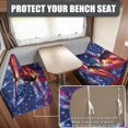 thumbnail image 2 of Uorisanigo RV Dinette Cushions Covers, Stretch American Flag Eagle Camper Cushion Slipcover RV Sofa Cover Washable Loveseat Slipcovers for Travel Trailer Couch (1 Bench & 1 Backrest Covers), 2 of 7