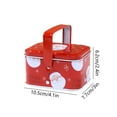 thumbnail image 3 of Horivan Christmas Tin Box Portable Snack Container with Handle Festive Holiday Candy Storage for Party Favors Reusable Metal Gift Packaging, 3 of 6