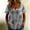 Gray, variant on Flowy Summer Women Blouses Floral Short Sleeve Square Neckline Button Down Blouse Outerwear Loose Ladies Tees Womens Summer Tops Gray XXXL