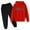 Red, variant on Boy Jogger Set Size 7 Lettter Print California Pullover Hoodie Athletic Sweatsuits Sets Regular Fit Winter Outfits for Boys,Black,7-8 Years