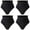 Black, variant on RKZDSR 4Pcs Graphene Honeycomb Tightening & Body Shaping Briefs for Women, Comfortable Large Size High Waist Warm Belly Hip Lift Thin Waist Panties Underwear Black L