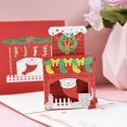 thumbnail image 1 of 2 Pieces 3D Christmas Cards Creative Folding Christmas Cards Colorful Christmas, 1 of 5