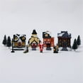 thumbnail image 4 of ZPAQI Christmas Battery Lighted House Luminous Cabin Xmas Decorations for Home DIY, 4 of 19