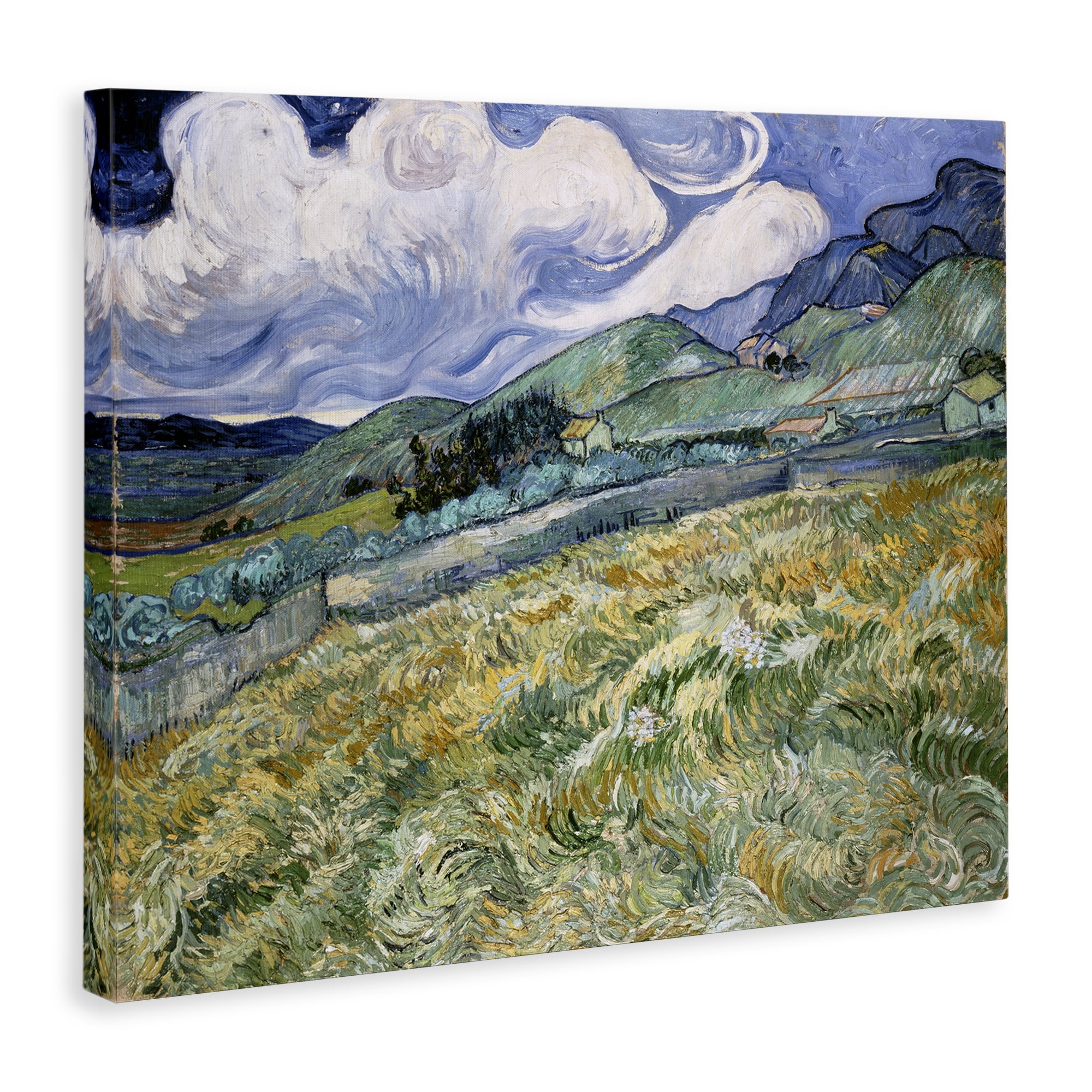 Stupell Industries Classic Landscape From Saint Remy Landscape & Nature Painting Wrapped Canvas Art Print Wall Art, 48 x 36