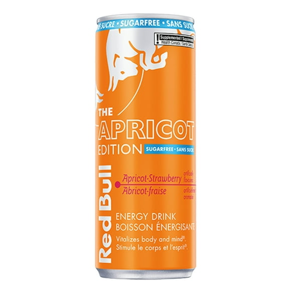 Red Bull Energy Drink, Apricot-Strawberry, Sugarfree, 250ml, 250ML