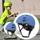 thumbnail image 4 of Casco de bicicleta para niños con ajuste ajustable y orificios de ventilación, resistente a impactos. Azul, 4 of 5