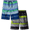 Echo Aqua/Black, variant on Kanu Surf Boys' Swim Trunks - 2 Pack Quick Dry Printed Board Shorts Bathing Suit (8-16)