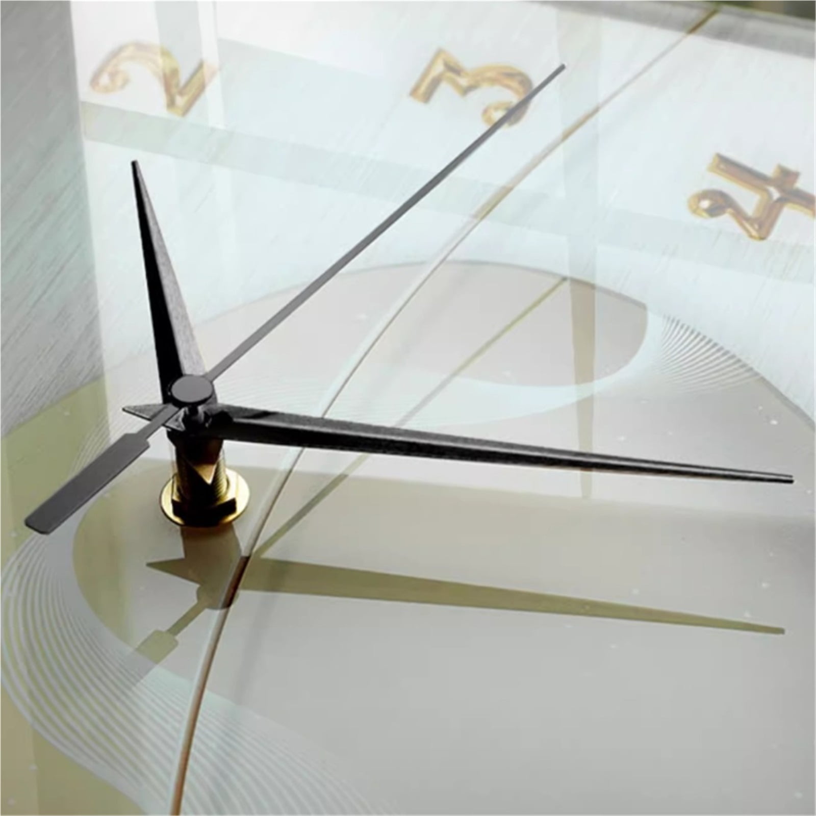 Creative Clock Wall Lamp, Modern Double Sided Corner Clock, Modern Wall Decor for Bedroom, Living Room